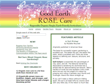 Tablet Screenshot of goodearthrosecare.org